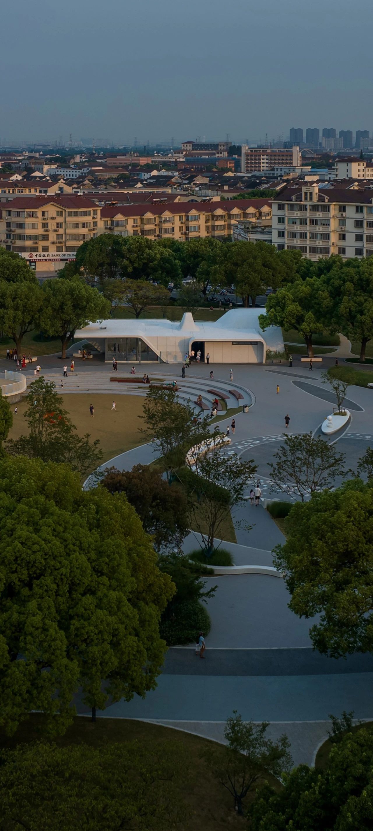 无锡市惠山区长安市民广场城市驿站丨中国无锡丨灰空间建筑事务所-0