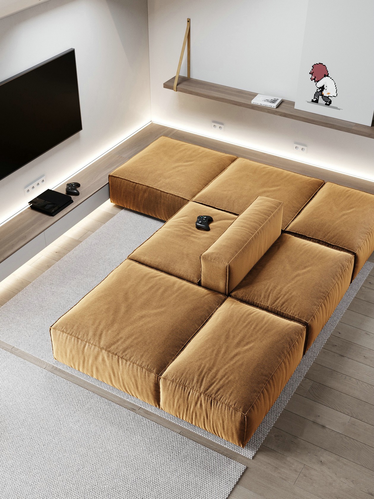 81㎡简约风公寓设计-8