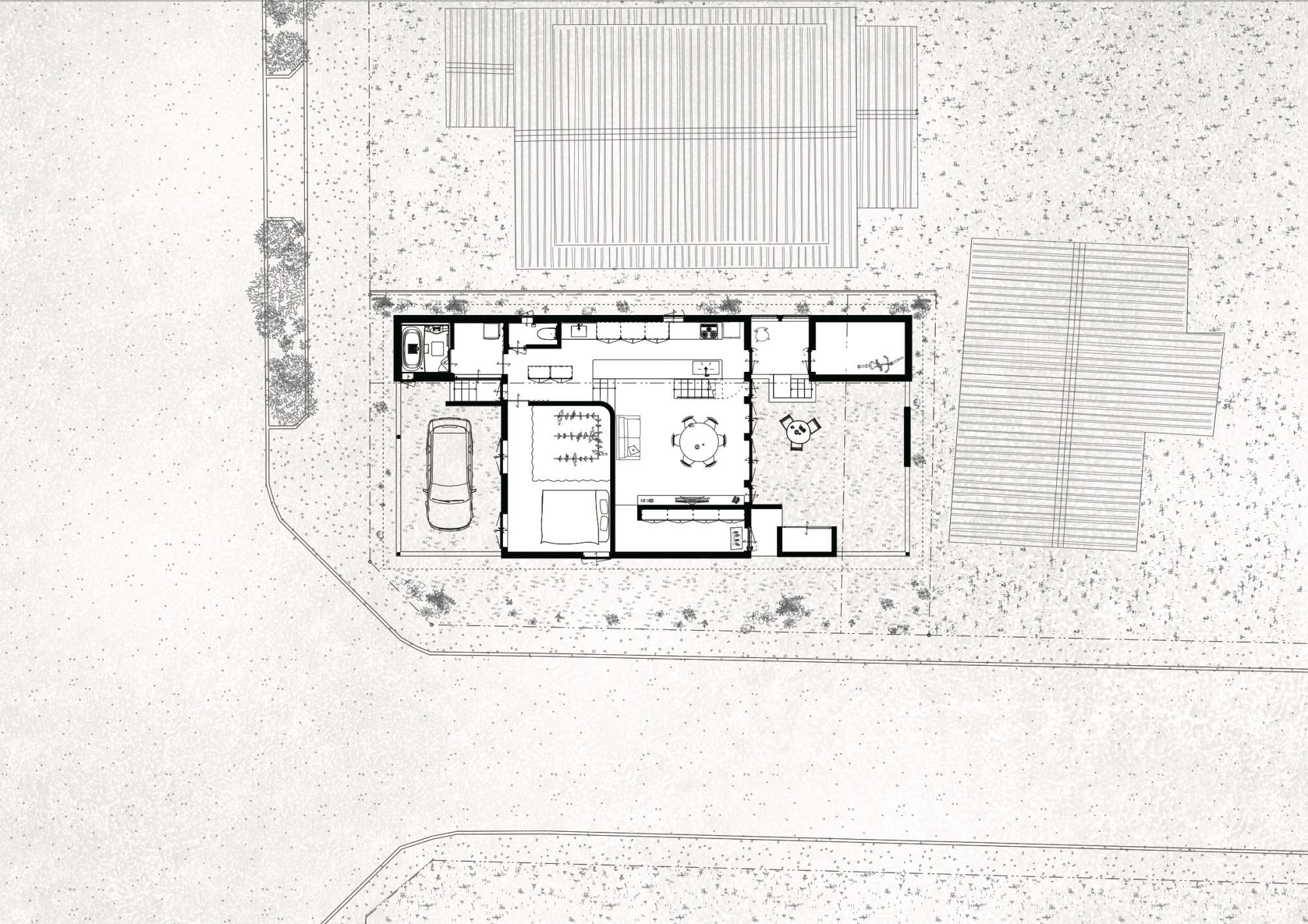 住宅「屋根と矩形」丨建築家・五十嵐淳-17