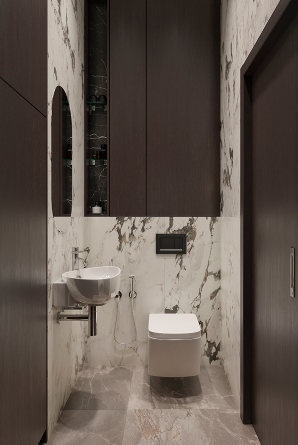 莫斯科100㎡住宅设计 永恒的经典！-20