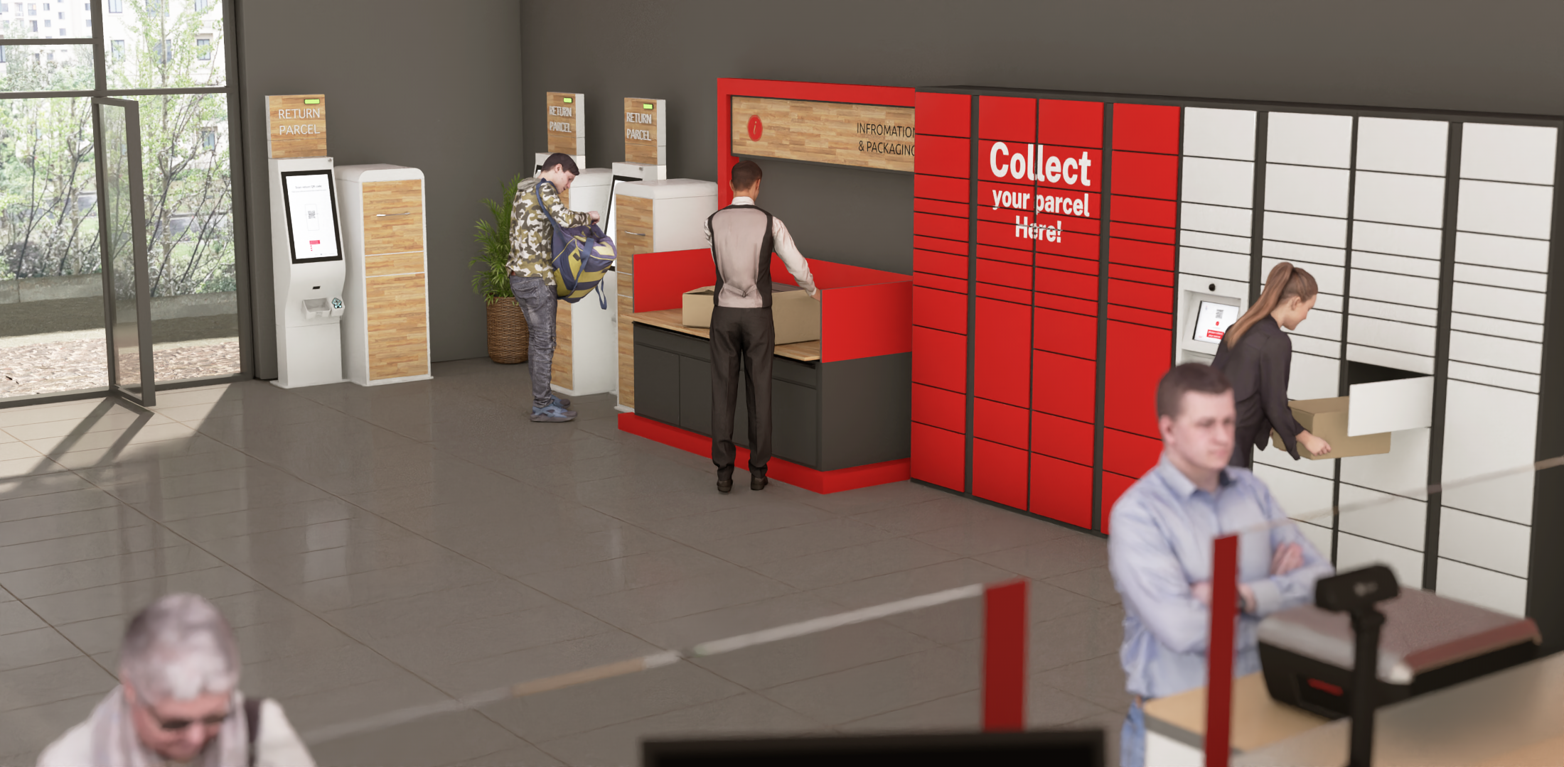collect and return parcels lockers-2