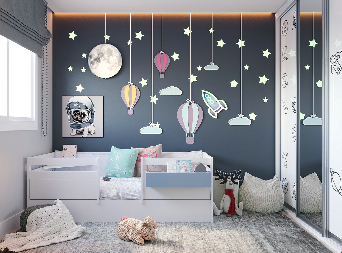 简约前卫现代风，清新美好空间-13