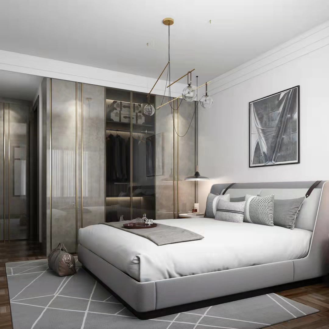 现代轻奢简约风效果图-6