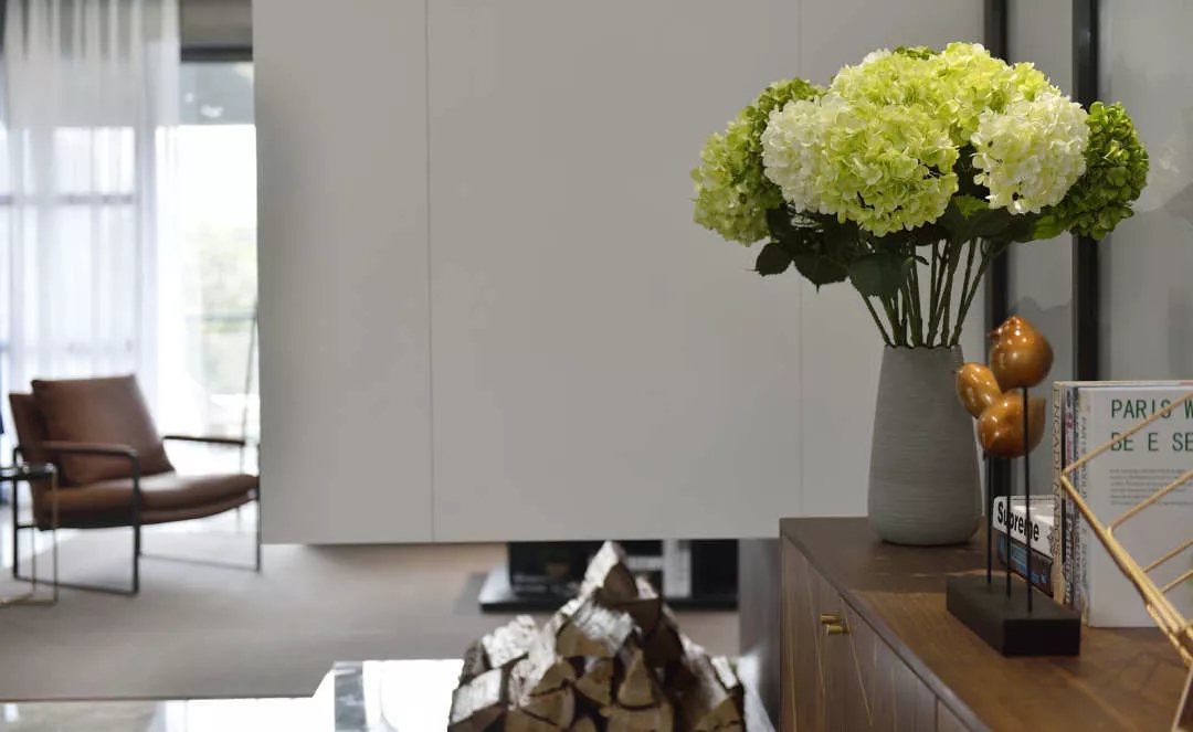 客厅中间的一堵墙竟然是电视机绝佳的摆放位置？| 阿鹤设计-0