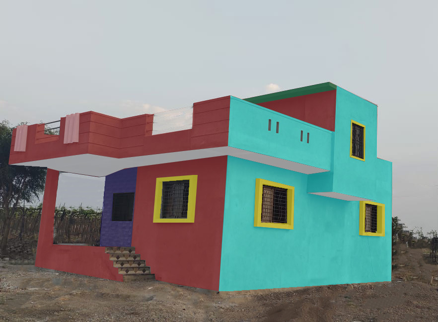 Anastasiya Gushchina 打造现代简约别墅，巧妙运用层叠与切割设计-4