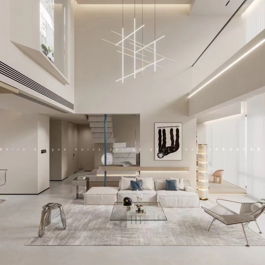 挑空别墅——白龙马效果-4