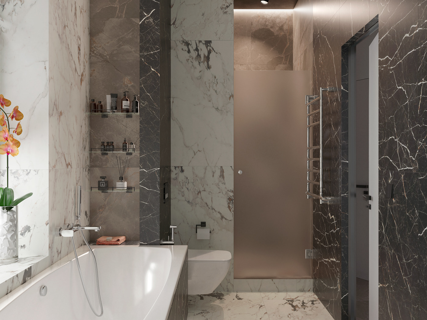 莫斯科100㎡住宅设计 永恒的经典！-12