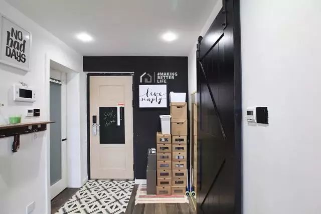 谁说小户型不能多功能！54m²也能拥有mini影院和换衣间-37