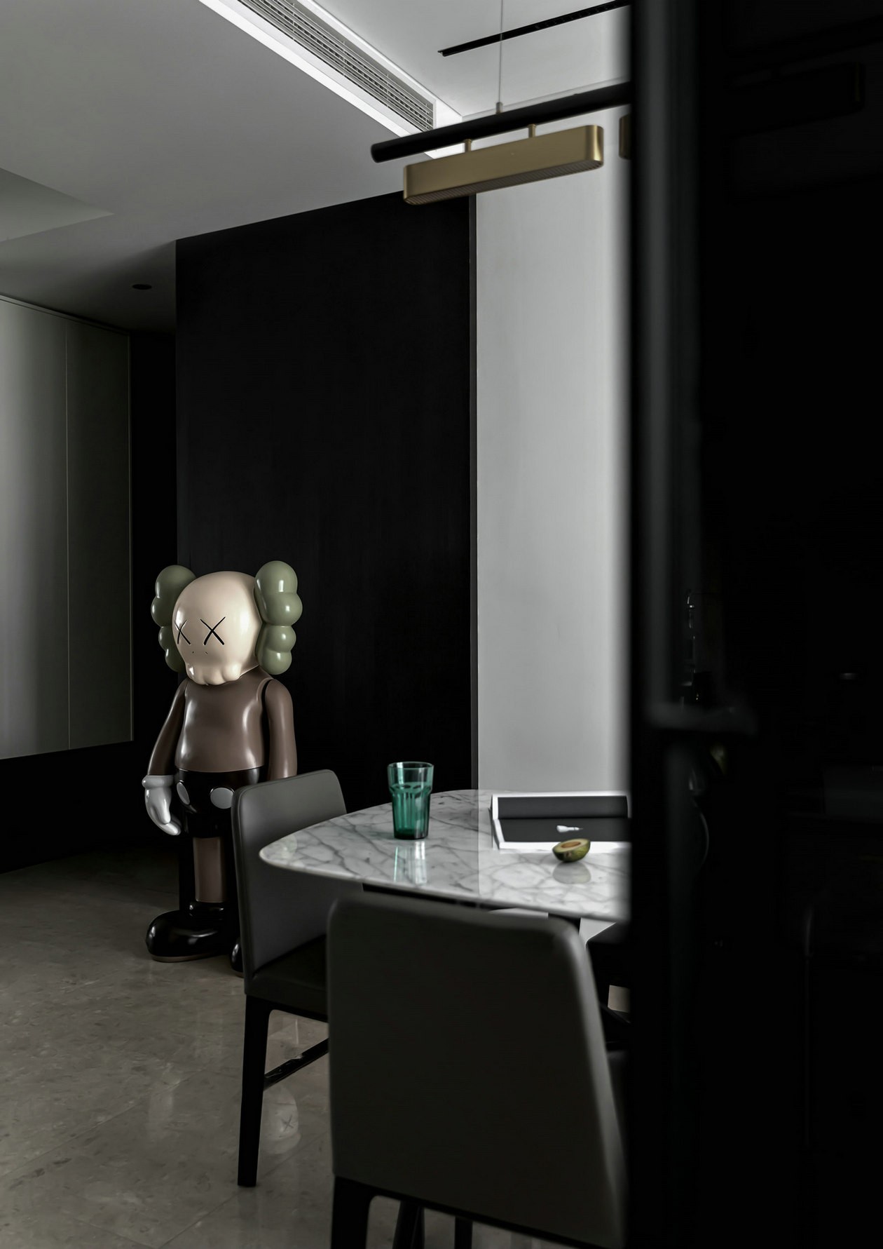 境·墨丨灯光、色彩、材质的重新组合，让精装房华丽转身-24