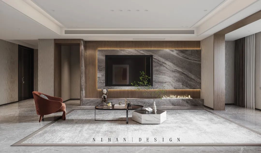 意式轻奢风三口之家丨倪涵-0