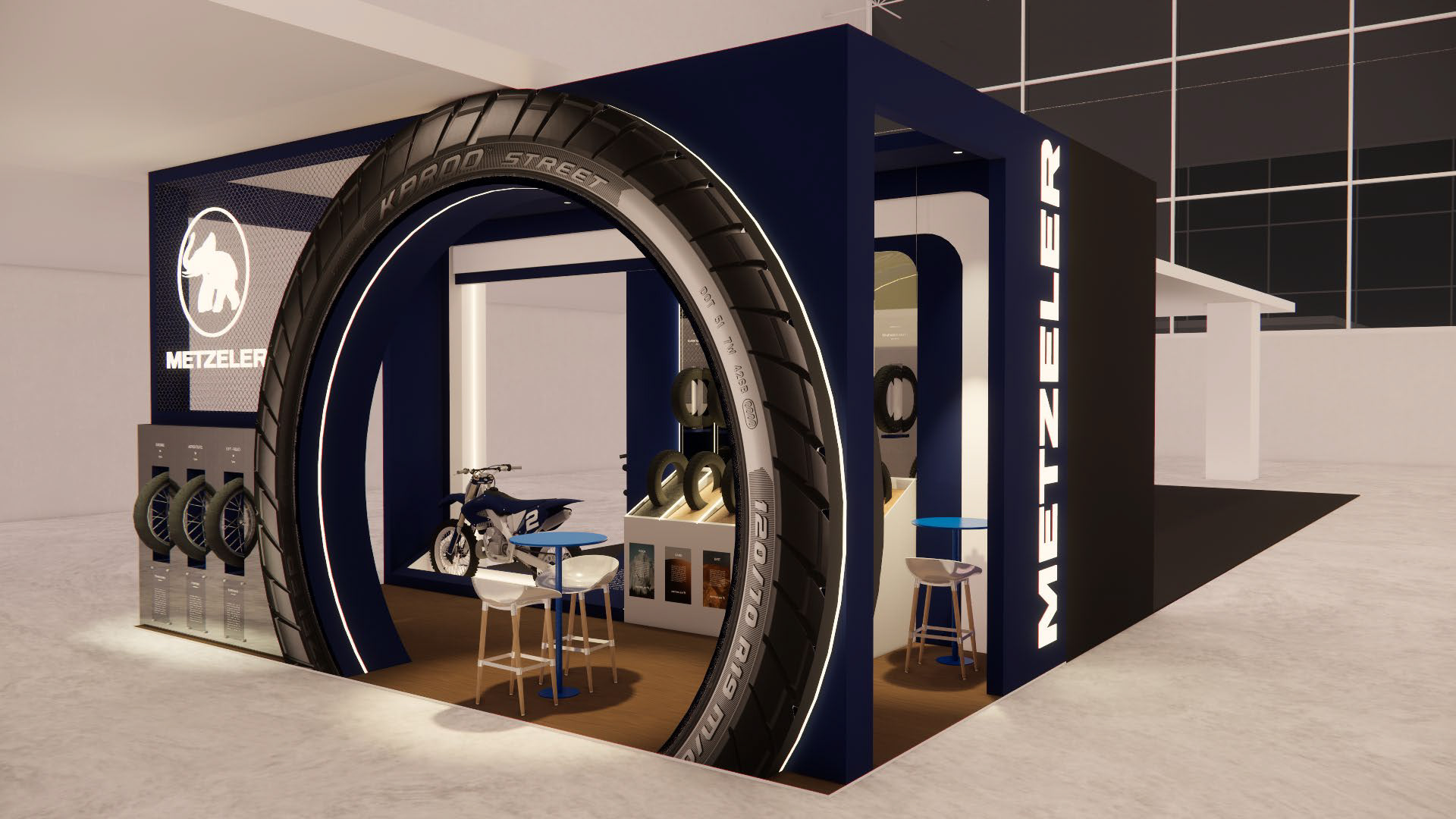 FERIA DE LAS DOS RUEDAS AKT展会展位设计-16