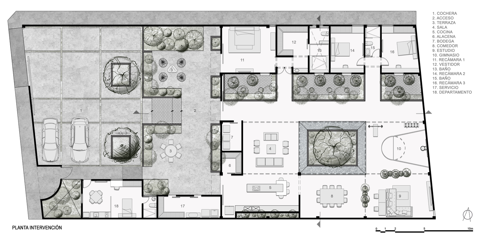 The Cellar House 工业仓库改造住宅丨墨西哥丨Taller Verde Arquitectura-21