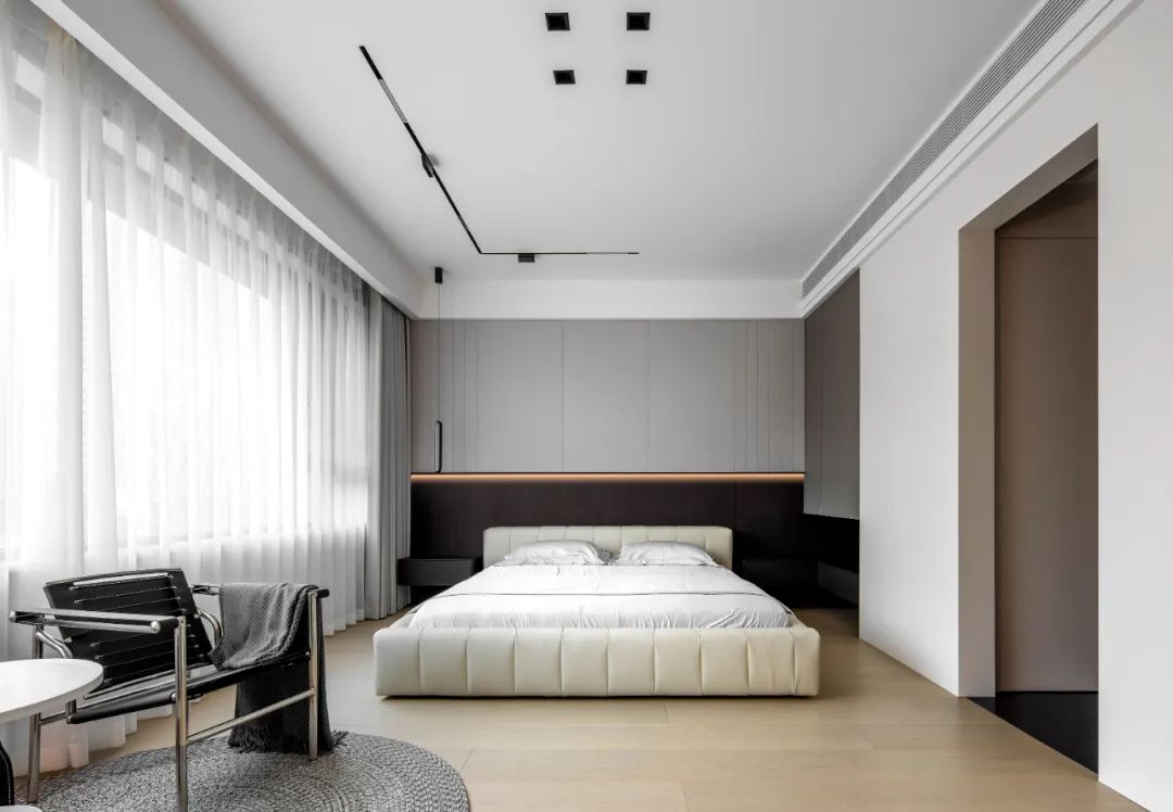 黑白灰的优雅奏鸣曲 · 原石空间设计的 170㎡上跃公寓丨中国温州-36