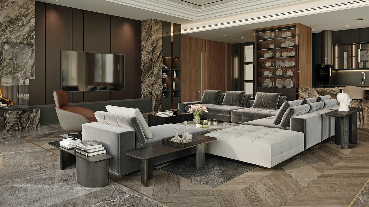 莫斯科千禧公园豪华住宅设计丨俄罗斯莫斯科-4