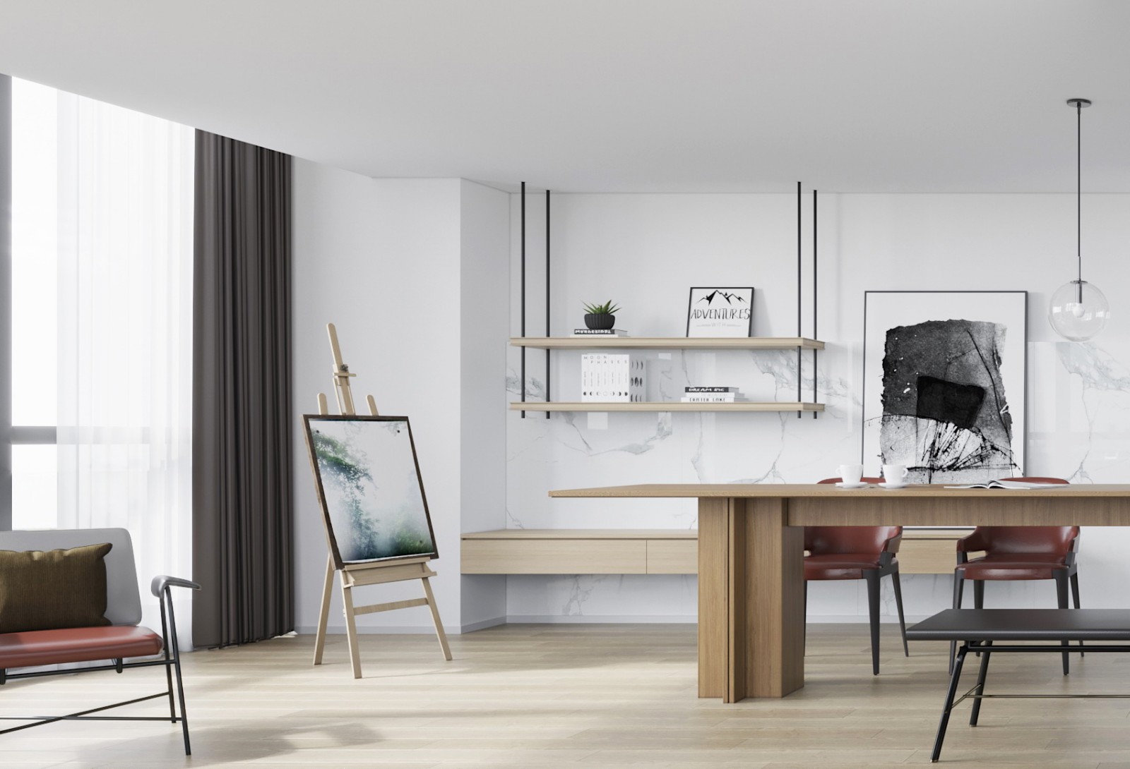 80m²重庆青年公寓  梓墨空间设计-7