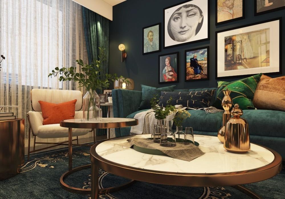 尤加利绿调打造复古雅痞家居空间-4