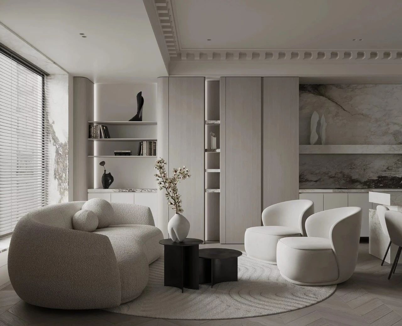 经典莫斯科住宅丨俄罗斯莫斯科丨BELOUSOVA INTERIOR DESIGN-15