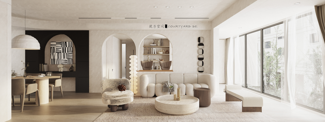 学樘府 Co'co · 盐系风格与温柔生活的完美融合丨里驹室内设计-5