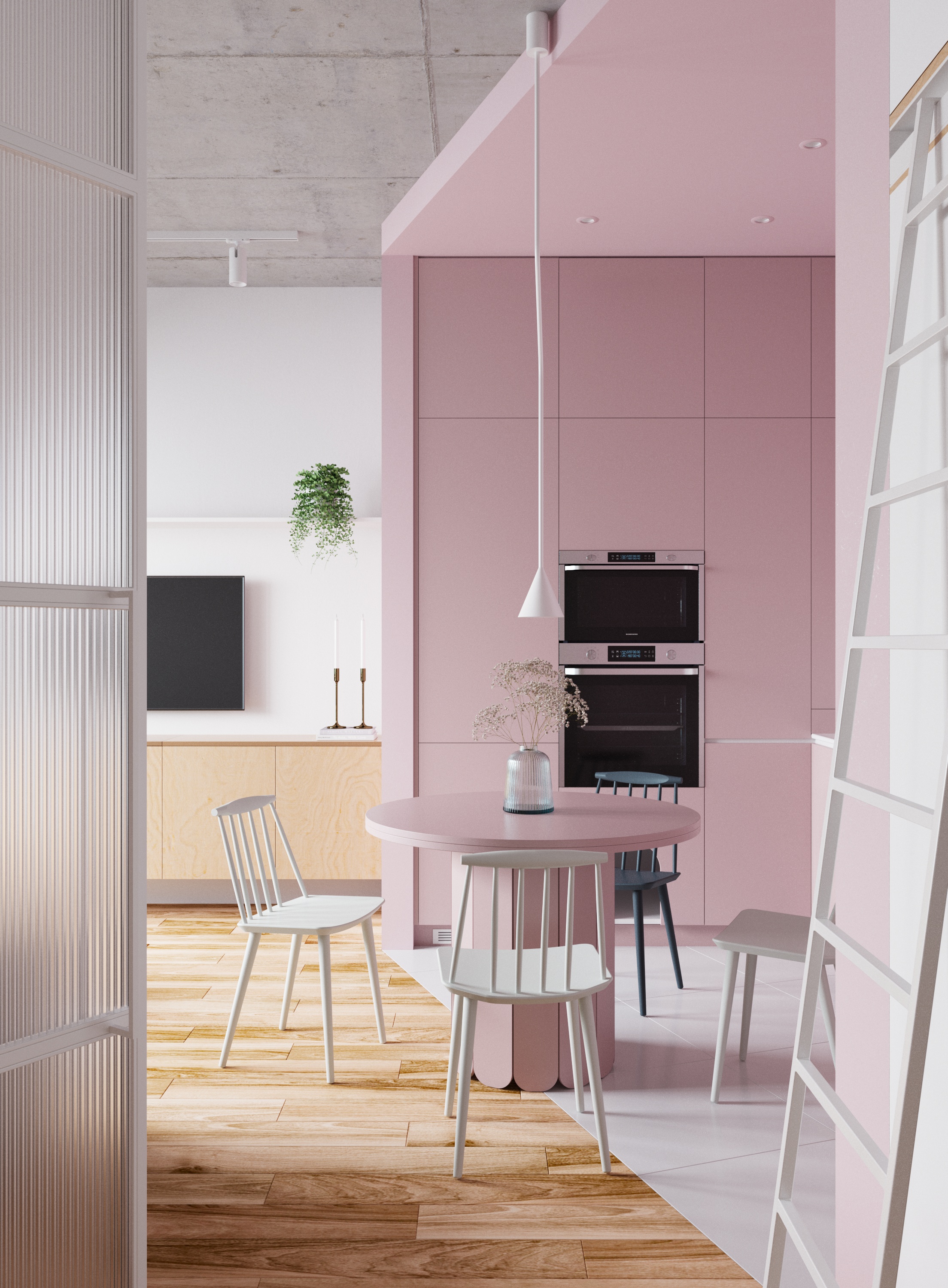 Cat Flat Apartment 3D visualization/ Line Design Studio-0