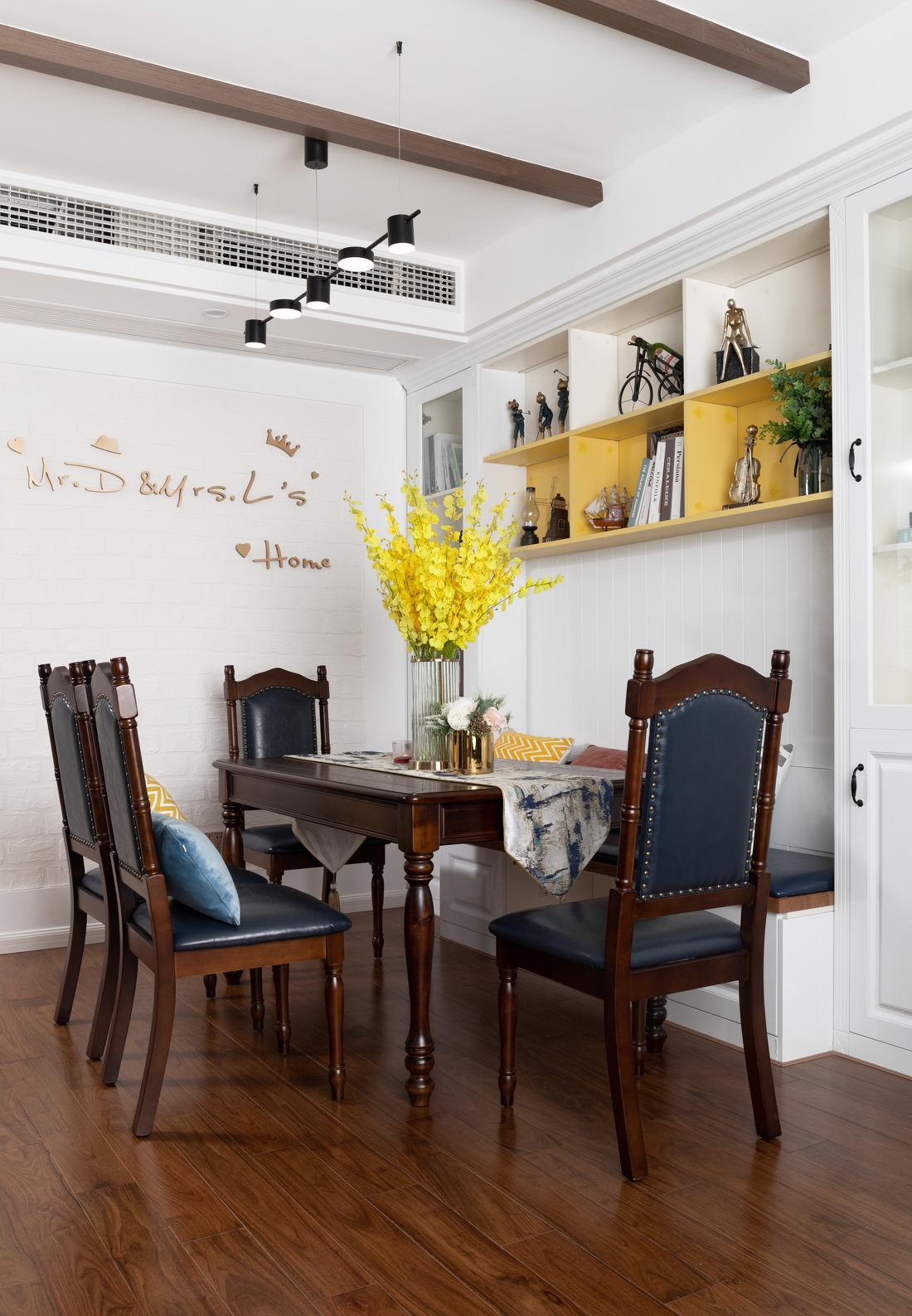 浪漫美式公寓设计丨一鸣空间设计-1