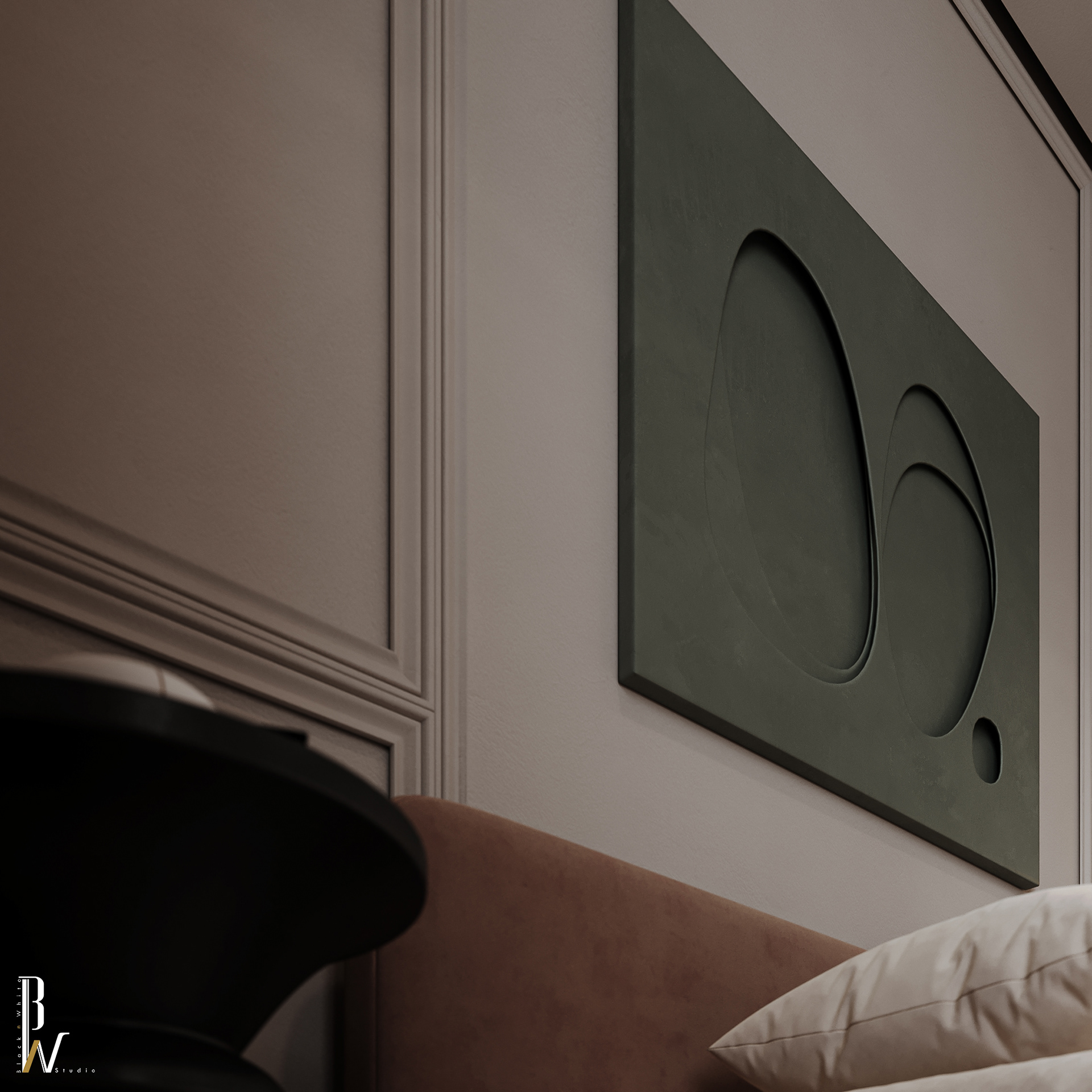 卧室设计丨Black N White-8