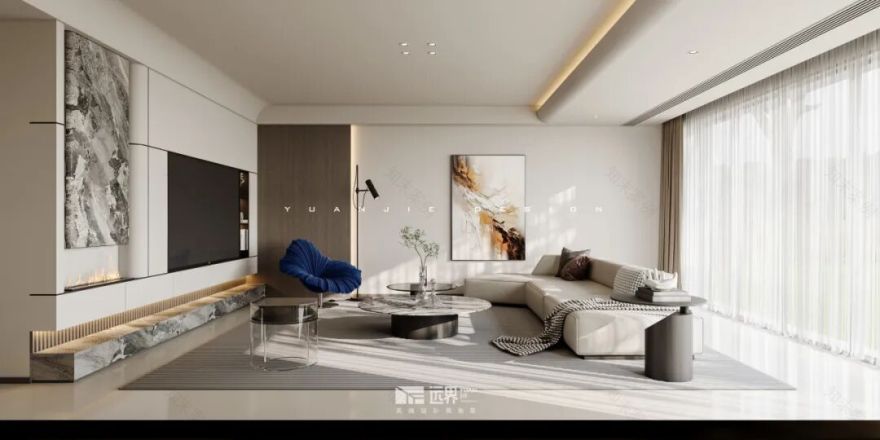 中洲锦城湖岸300㎡ X栖于光影丨中国成都丨C&D house工作室-25