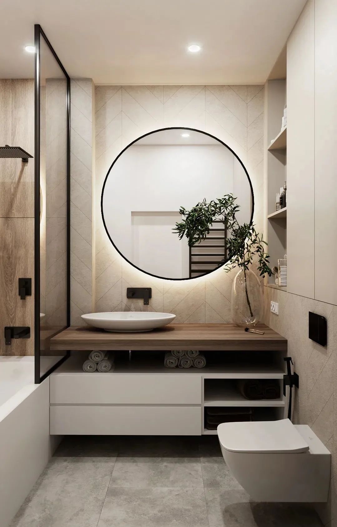 南广场花园现代简约家居设计丨高灰设计-43