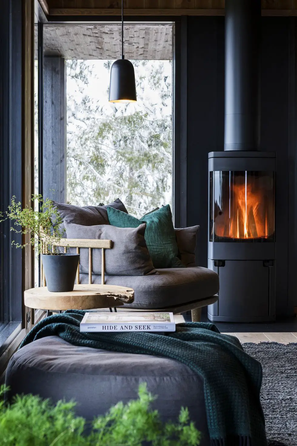 雪中温馨北欧小屋，梦想成真-2