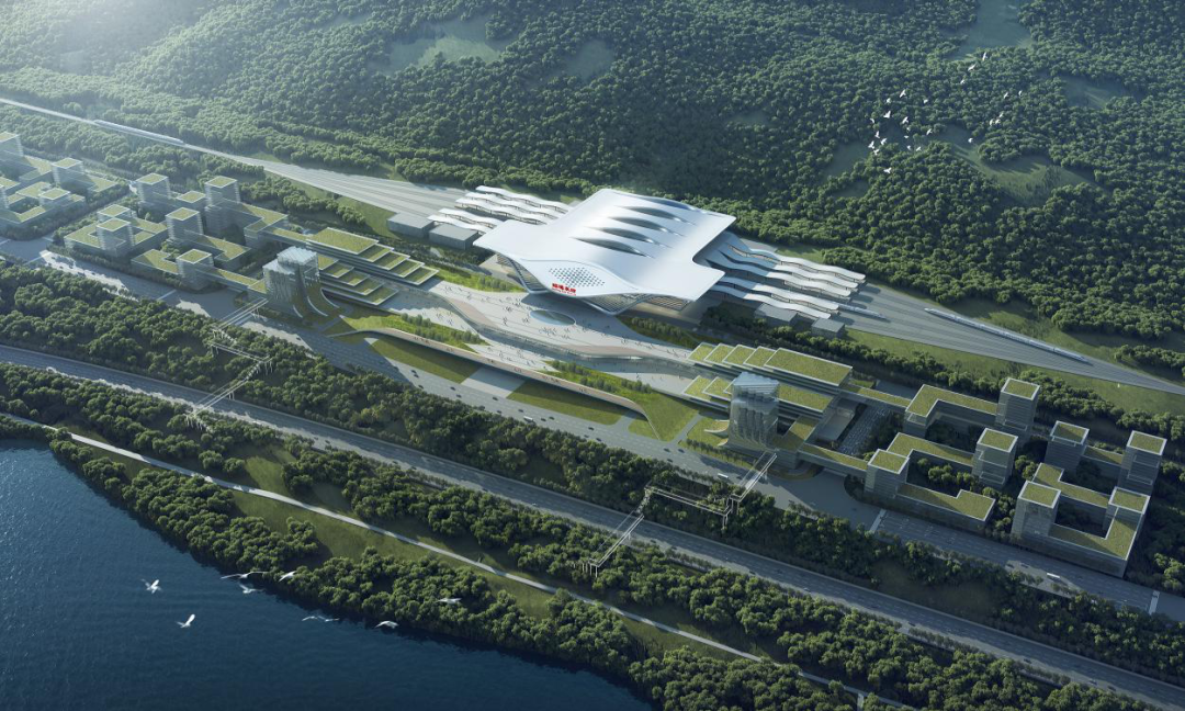 渝昆高速铁路昭通东站,彝良北站,莱荣高铁乳山南站站房设计-3