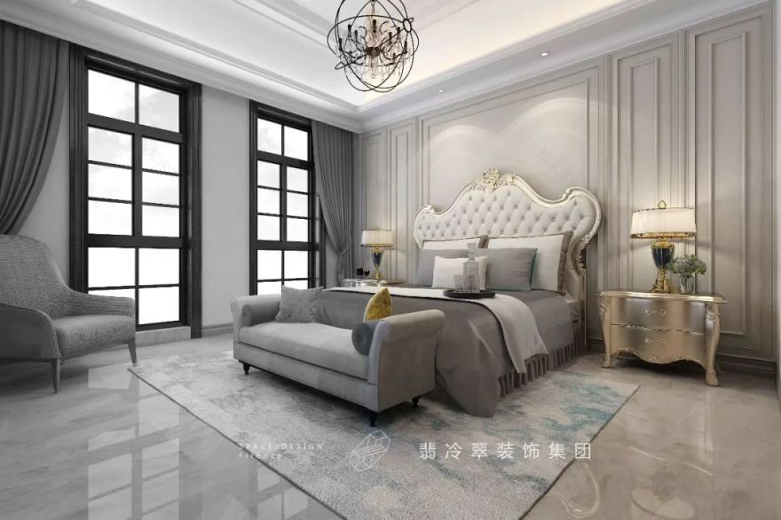 洛阳国宝·法郡简约美式风格设计案例-34