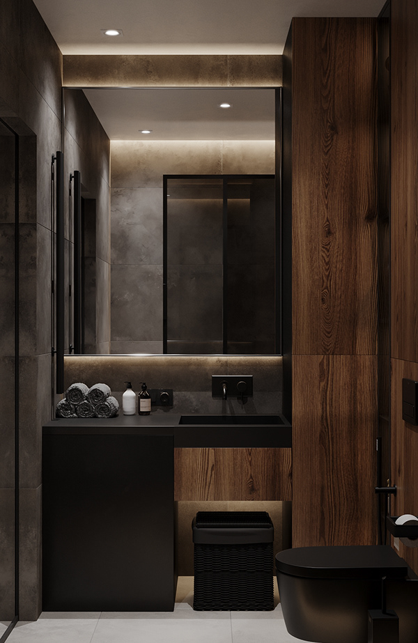 深色系空间设计 精致格局，不同凡响                     -17