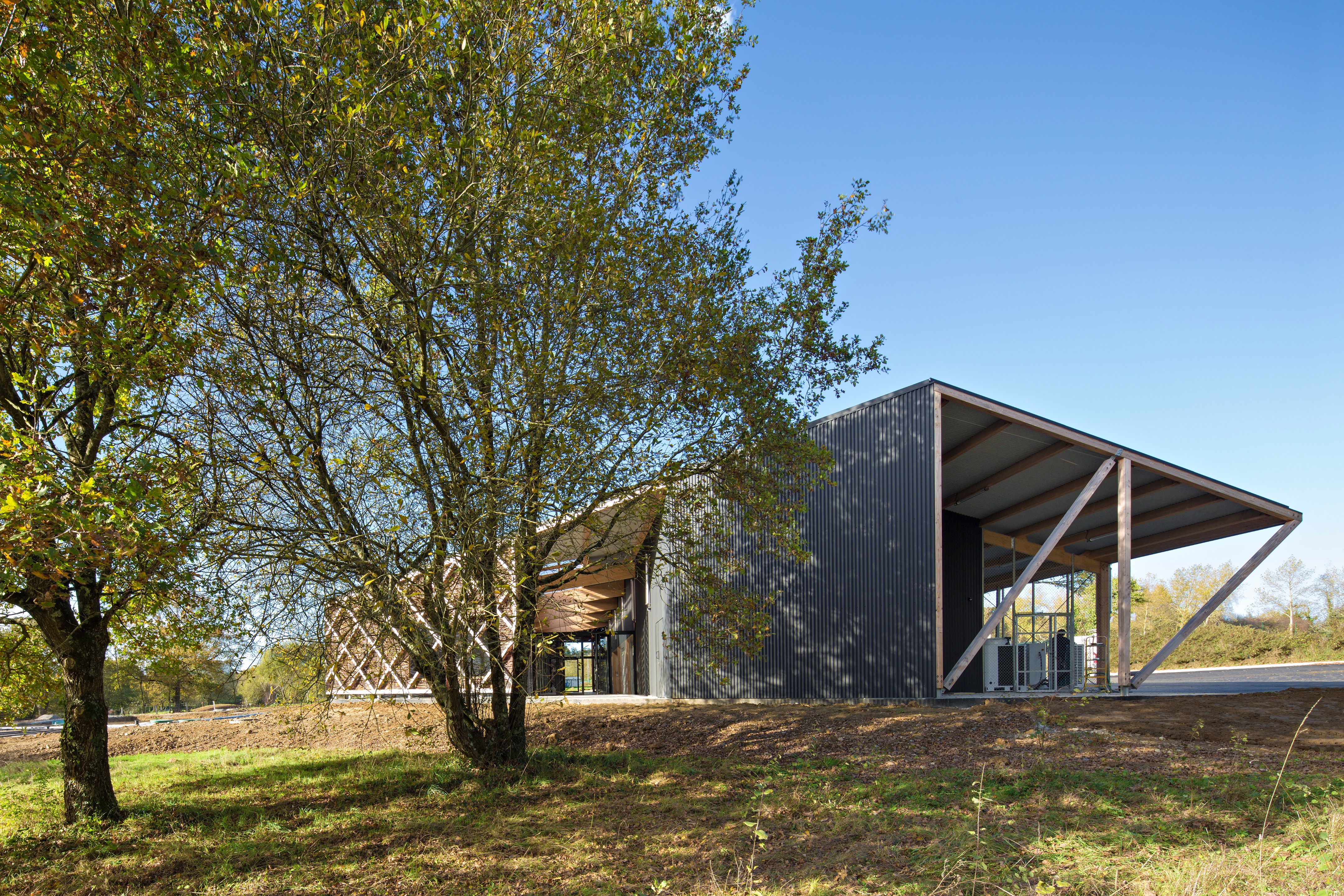 校园绿意 · 蔬菜加工车间与教学结合的设计-49