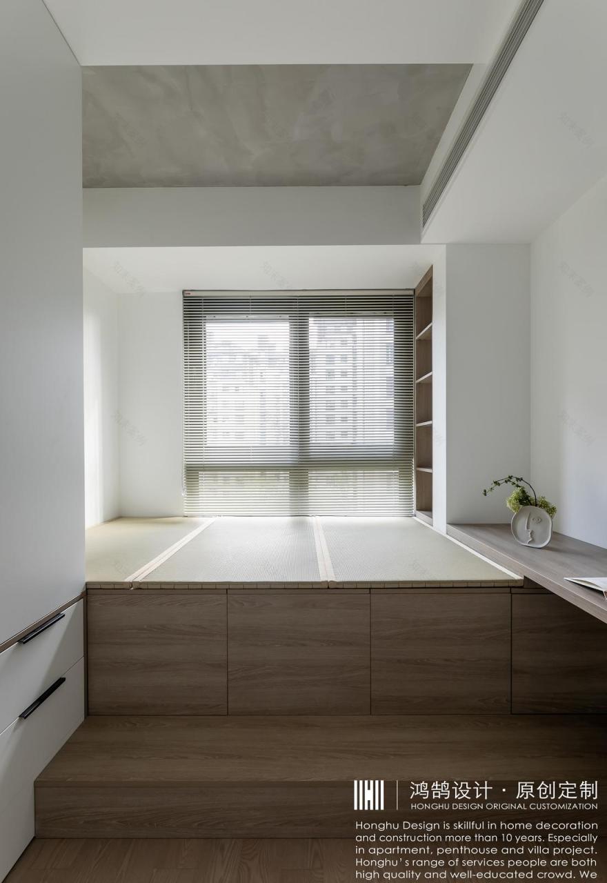 奶油中古风平层设计-22