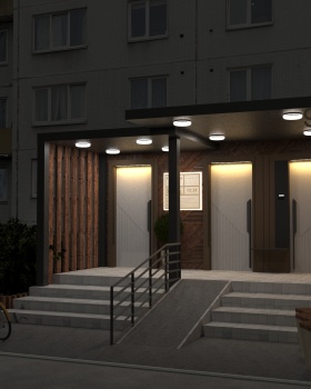 住宅单元入口区域改造