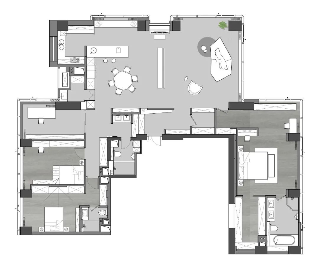 南京佳兆业城市广场 · 90平米精装改造丨中国南京丨NorthrockDesign-22