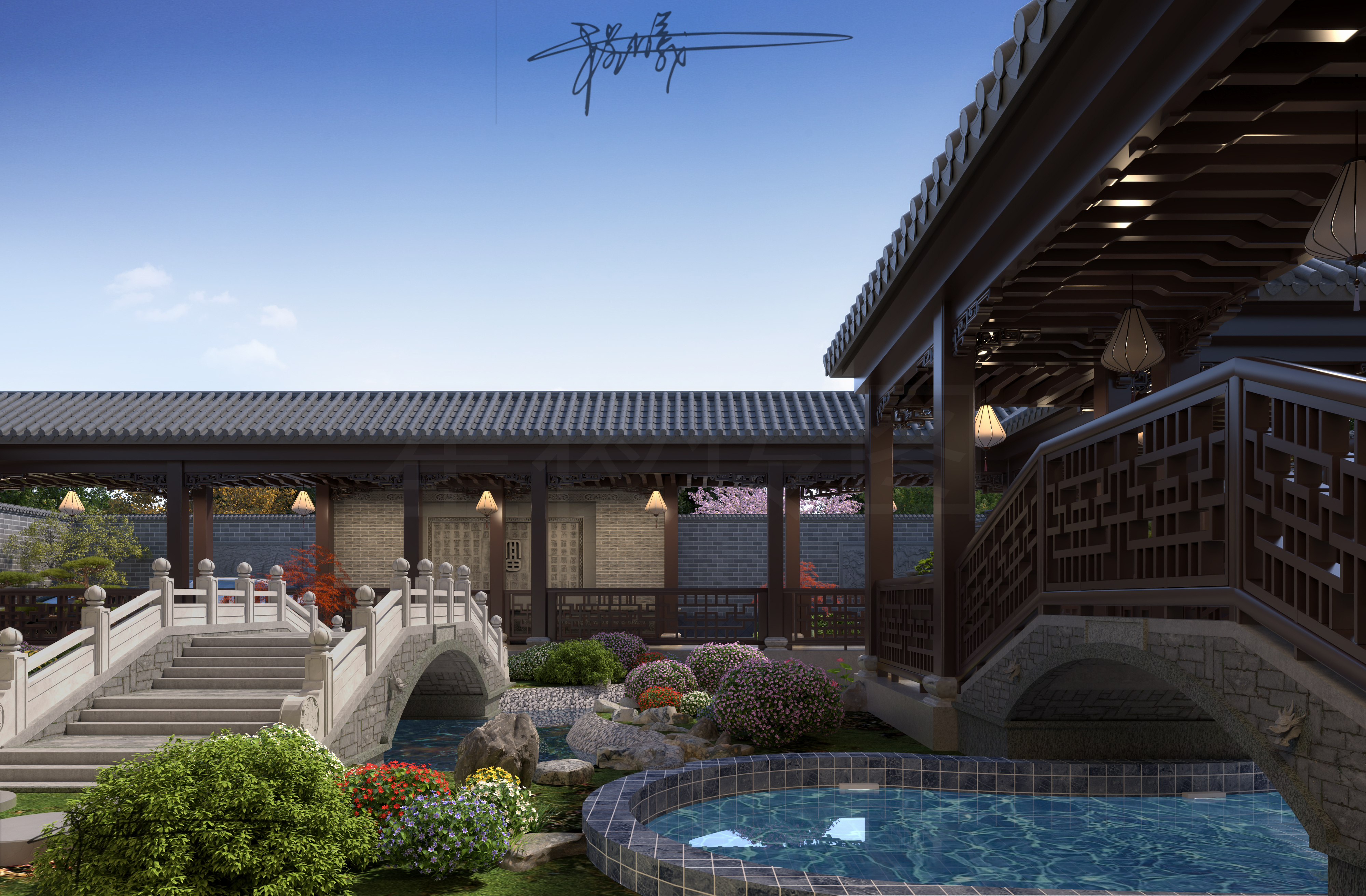 拖拖的中式豪宅丨泰国曼谷-7