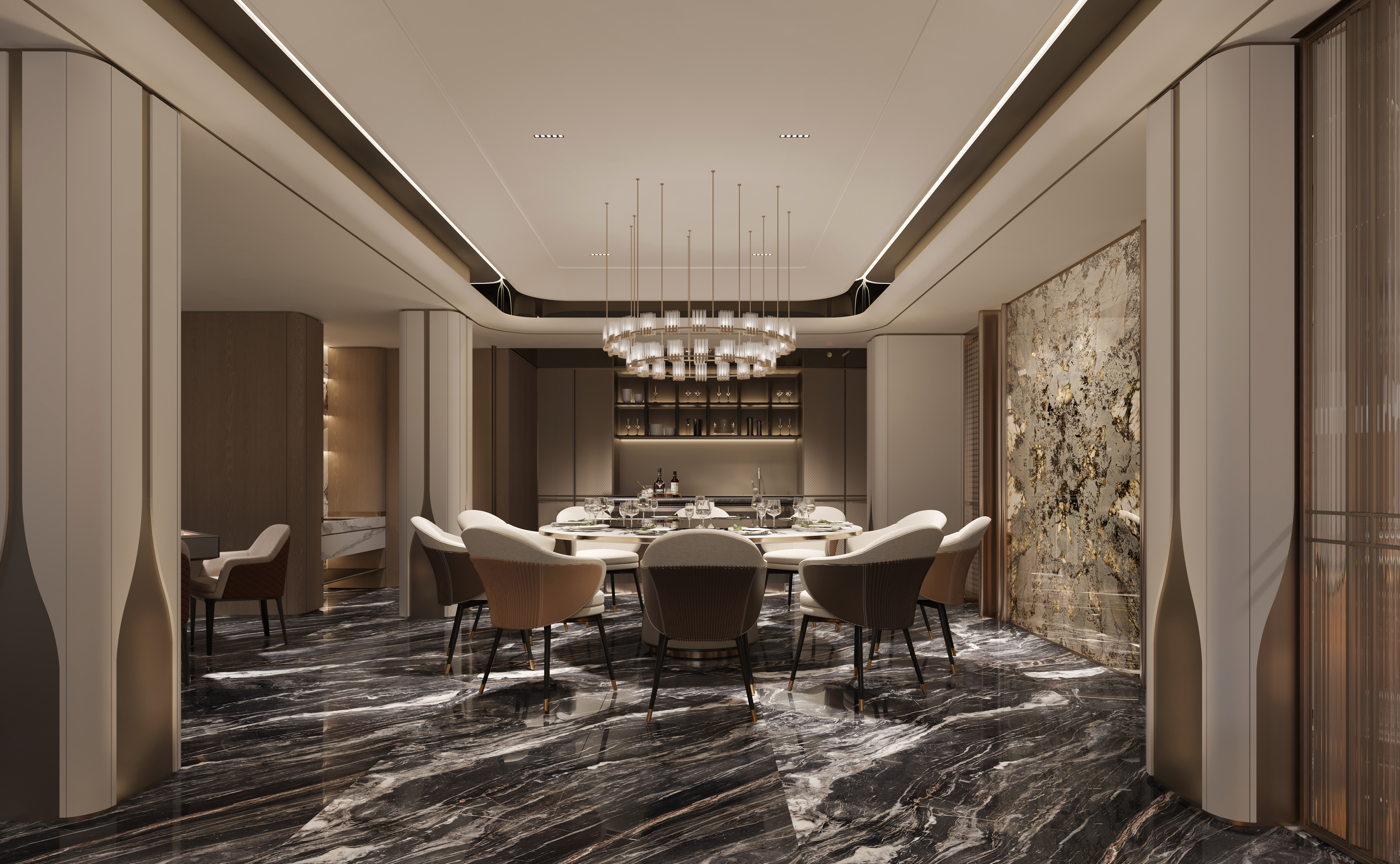 1100㎡艺术豪宅丨ZHD·纵禾设计(陈文强,张先辉)-46