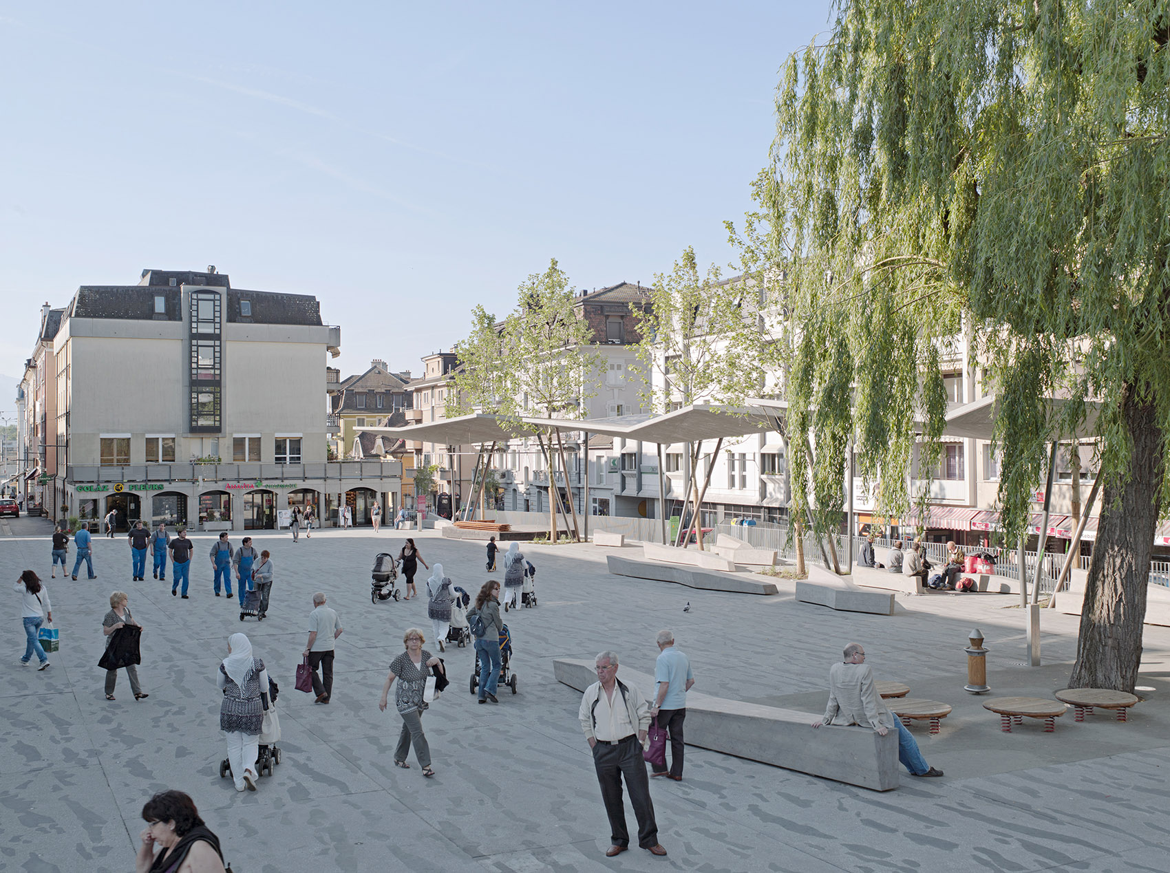 瑞士 Renens 集市拱廊丨不详-10