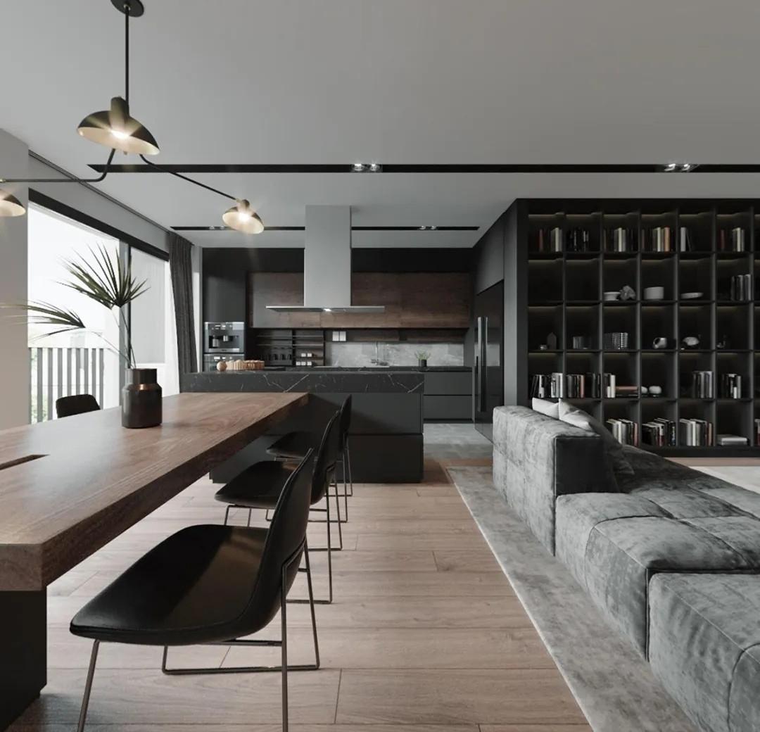 Hieu Doan--充满现代奢华空间的住宅154㎡-10