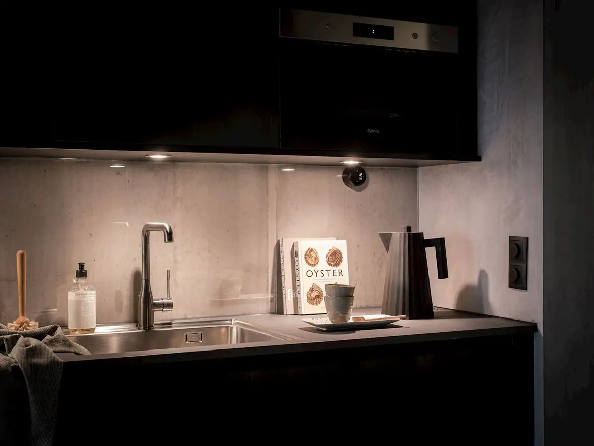 工业风 46m²小户型，原始混凝土墙的独特魅力-10