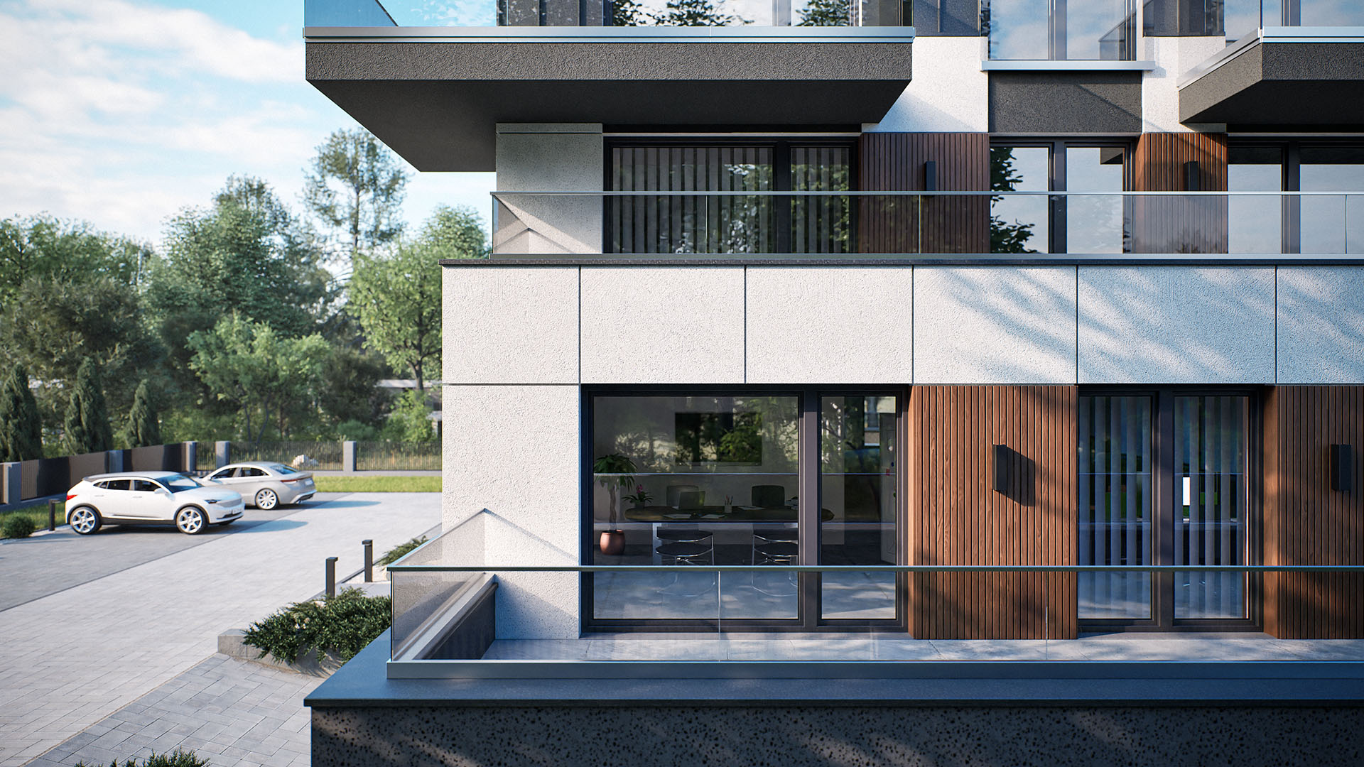 Apartamenty Ustroń | Wizualizacje Architektoniczne-11