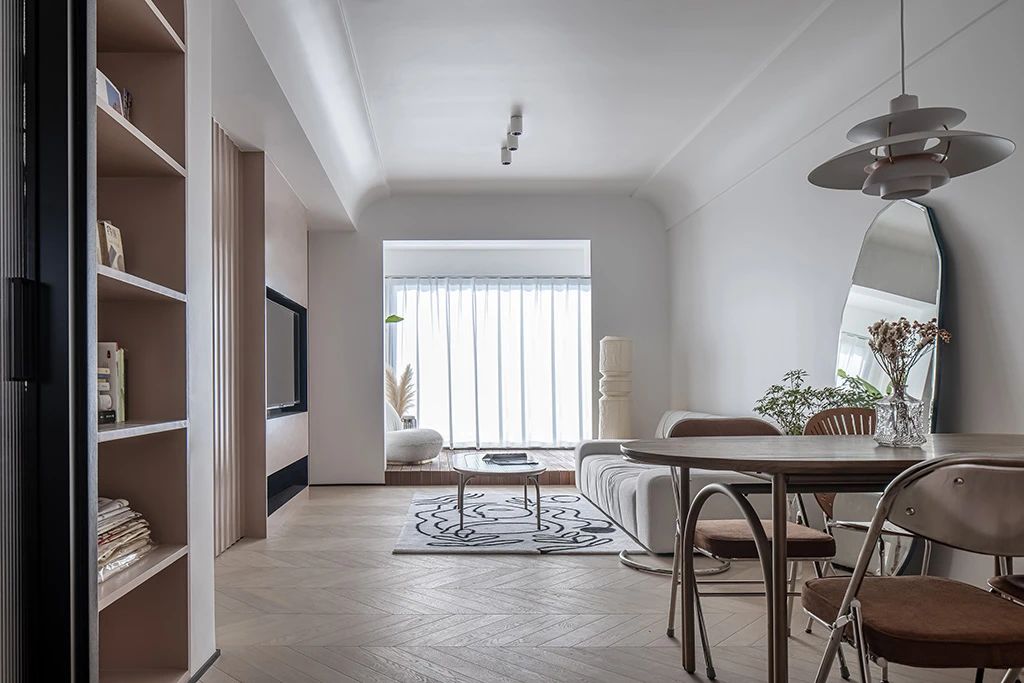 温柔千禧粉,南京 76㎡治愈系家居设计丨中国南京丨南京由見设计团队-14