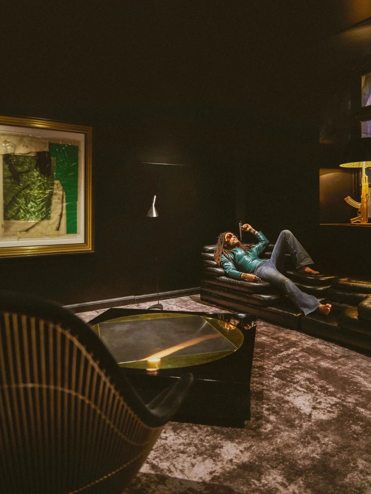 Lenny Kravitz巴黎十六区宅邸室内设计丨法国巴黎丨Lenny Kravitz同名设计公司-17