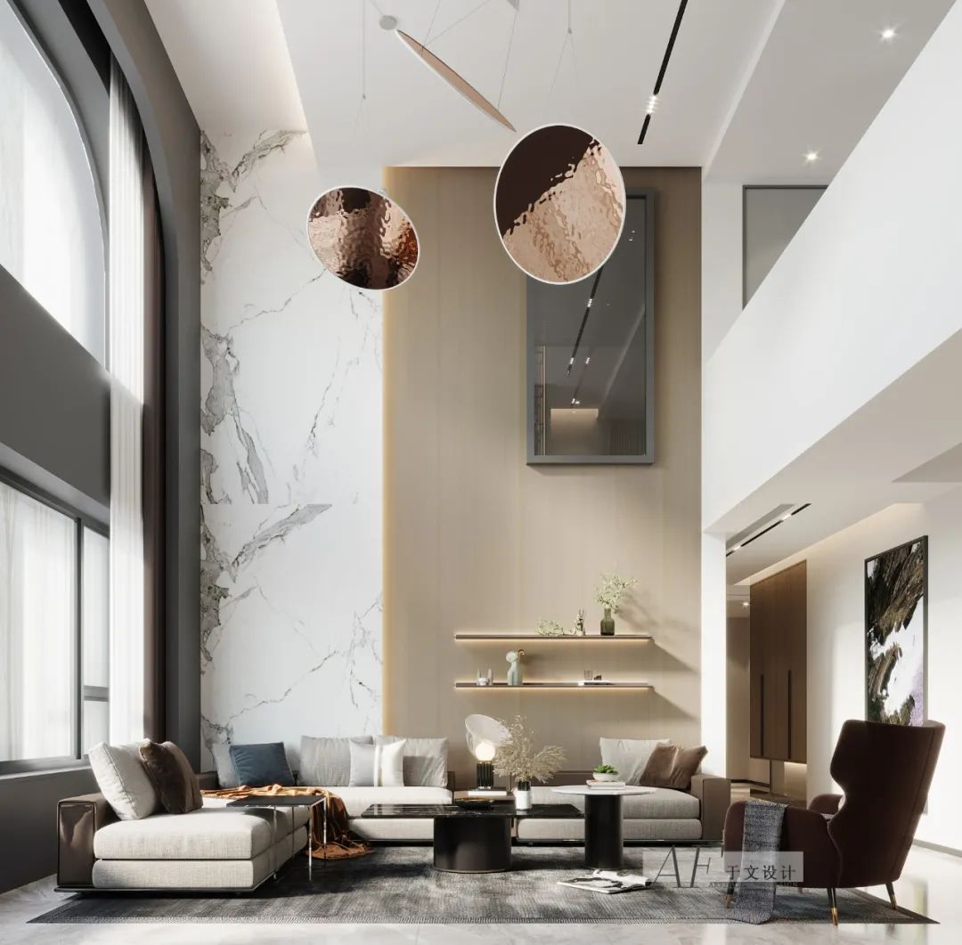 中南·玖熙墅 260㎡现代叠墅,极简生活空间-24