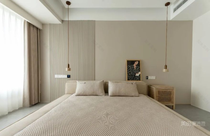 金海岸奶油原木风家居设计丨中国重庆丨美的家装饰工程中心-53