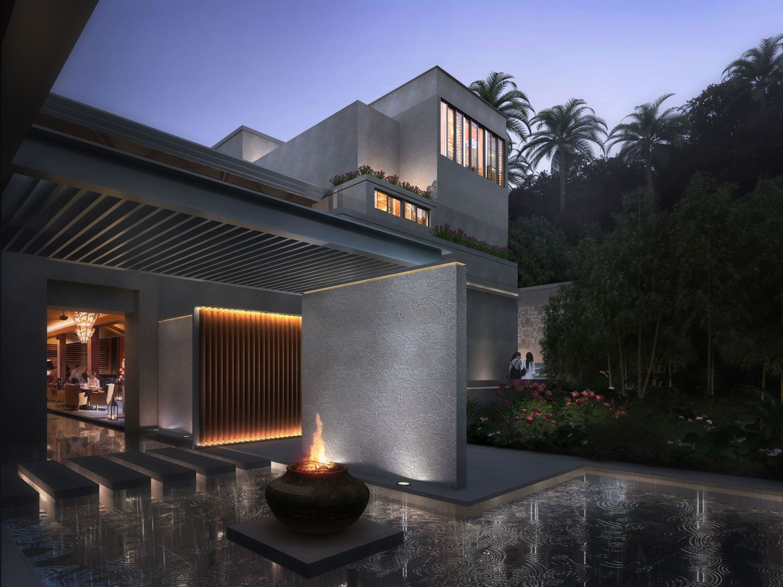 中国惠州喜来登会所景观规划-5