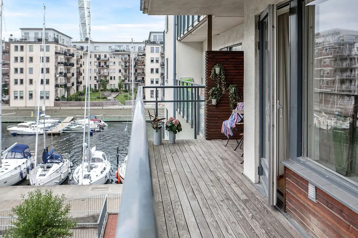 瑞典南部港口公寓，蓝调海洋风-15