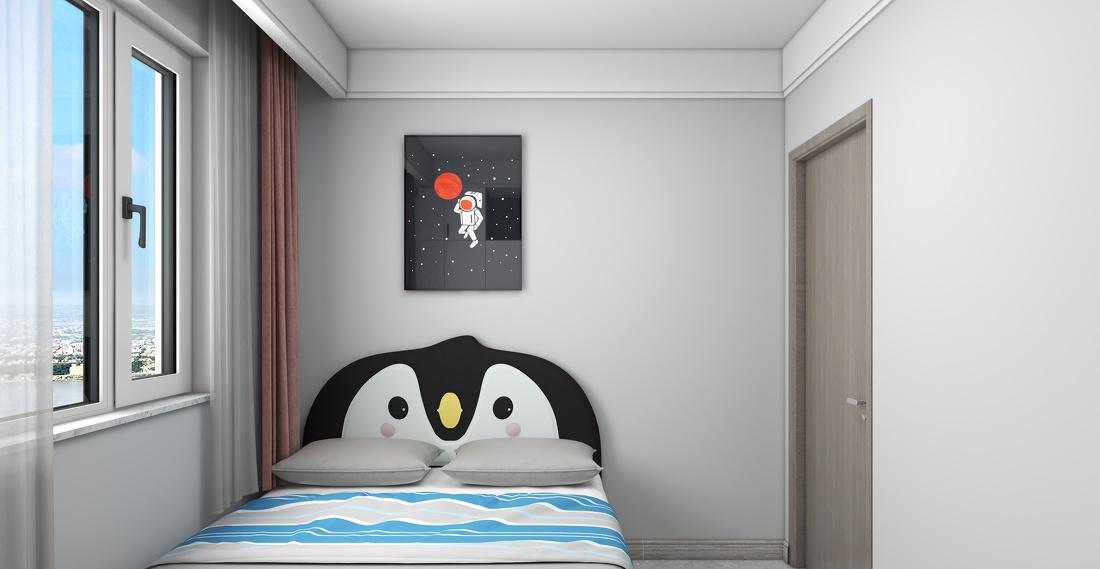 现代简约三居室设计-9