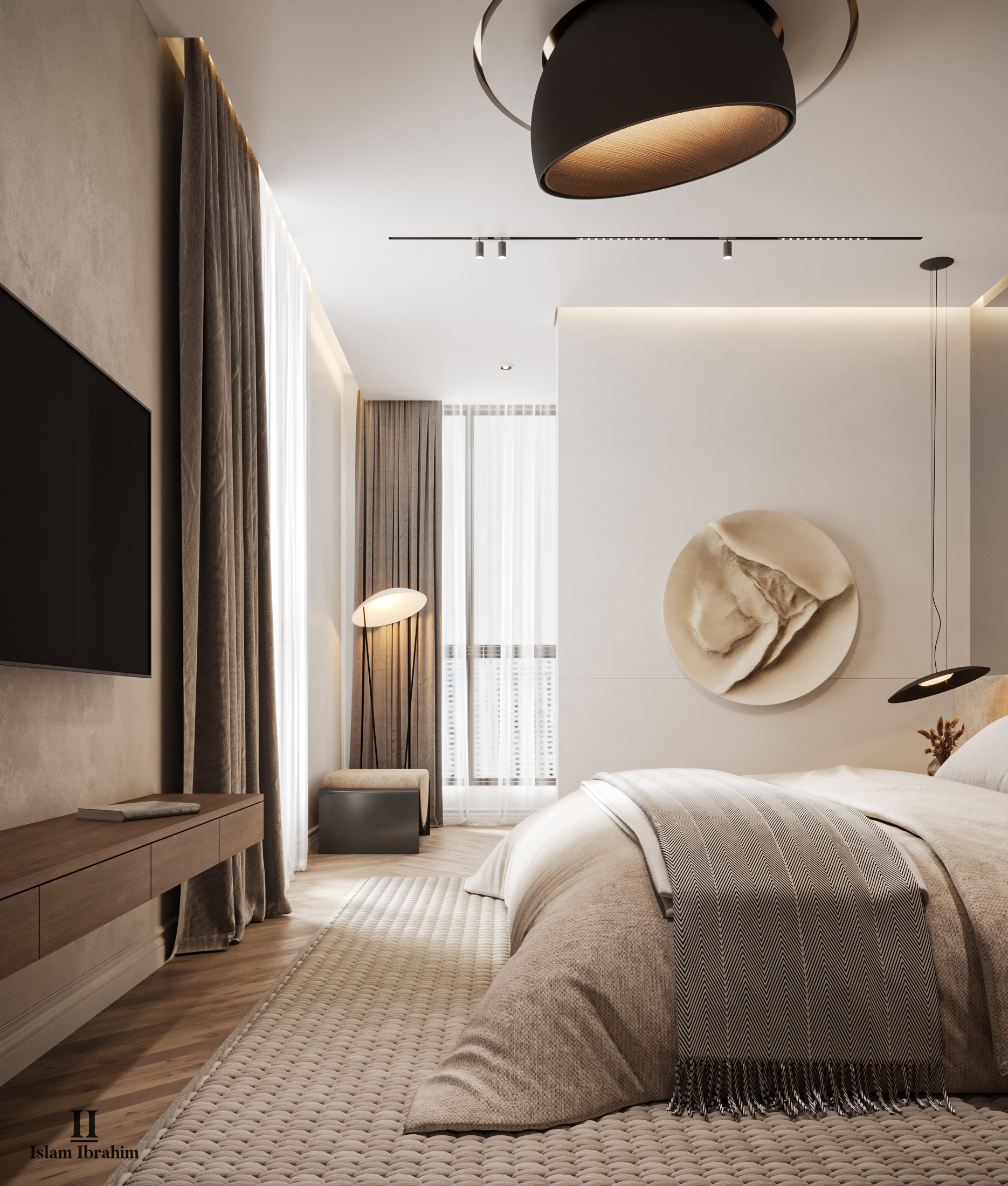 MASTER BEDROOM 室内设计丨ISLAM IBRAHIM-13