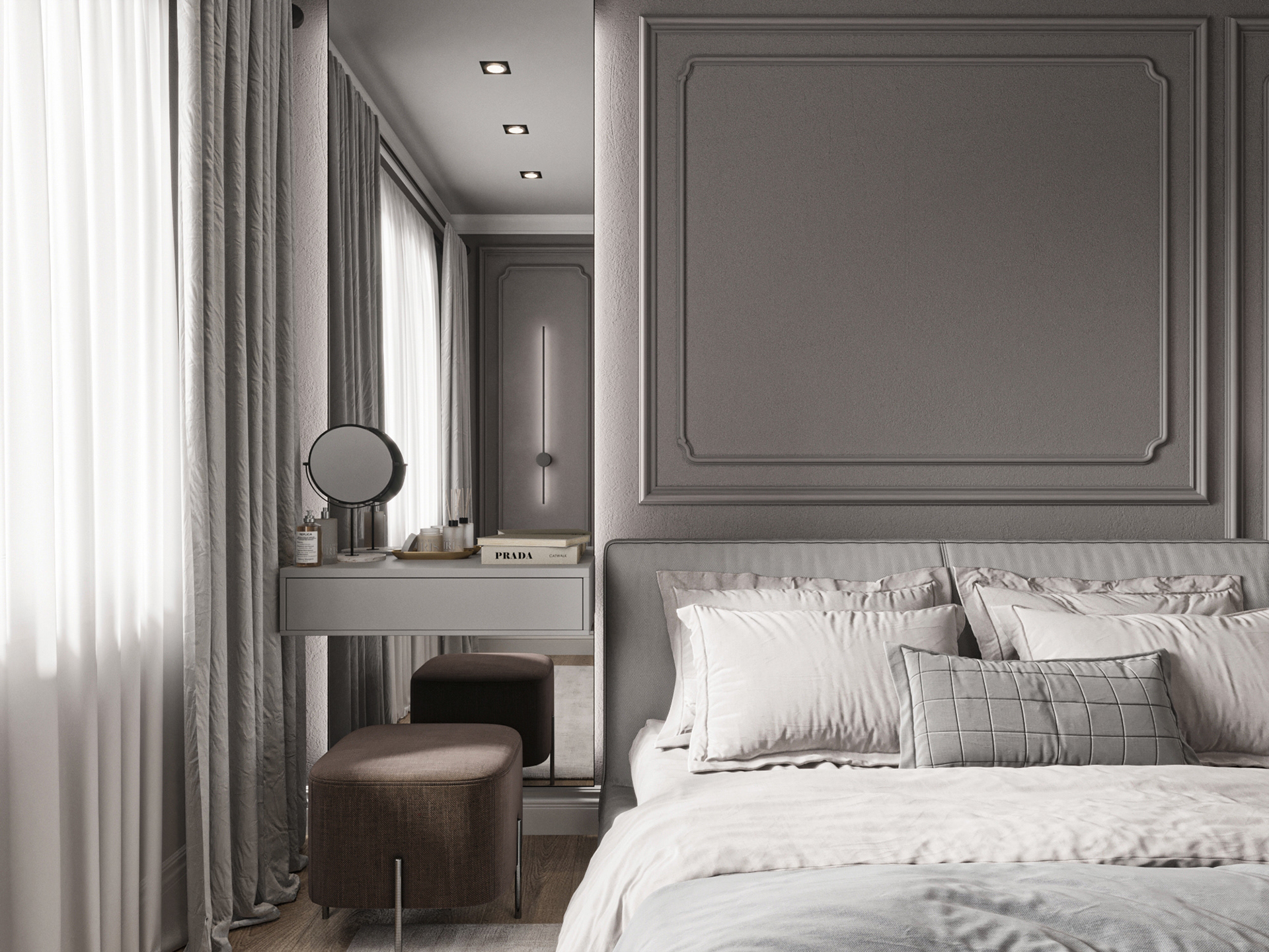 明斯克市卧室设计项目丨白俄罗斯明斯克丨LILO STUDIO-10